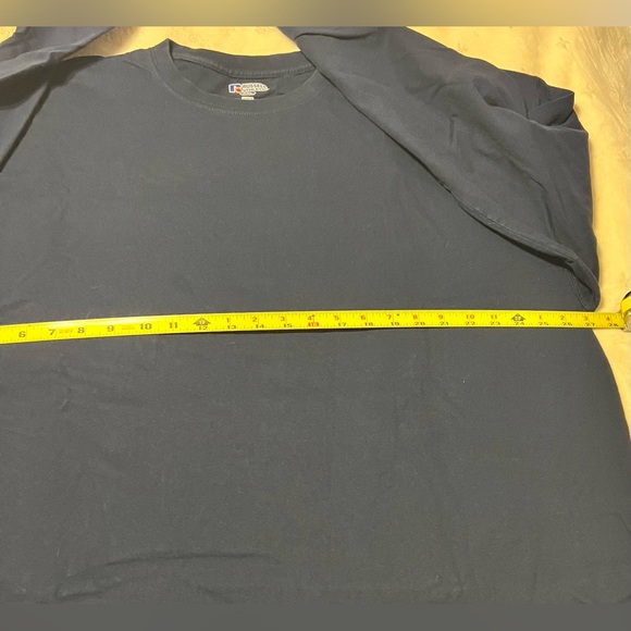 NWOT Russel Athletic Classic Navy Blue Men's Long Sleeved TShirt XXL - Picture 5 of 6